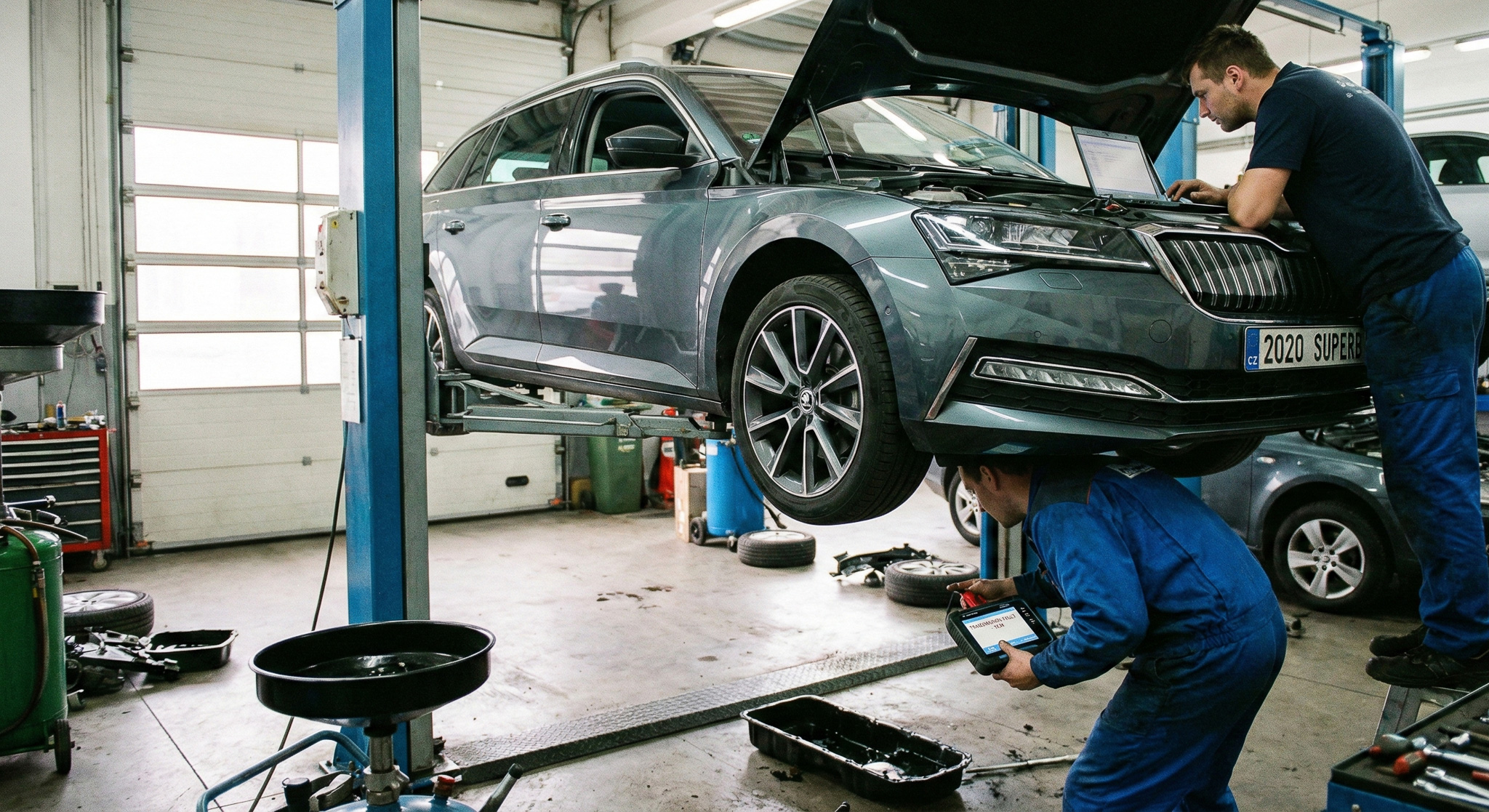 2020 Skoda Superb - jerky transmission problem